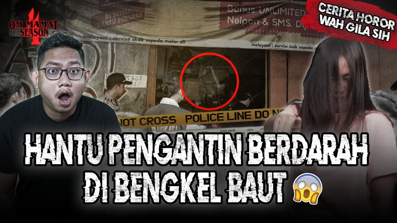 KOK BISA RESIGN GARA2 HANTU?? KISAH HANTU PENGANTIN DI BENGKEL BAUT #OMMAMAT