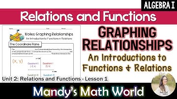 Graphing Relationships: An Introduction to Functions and Relations