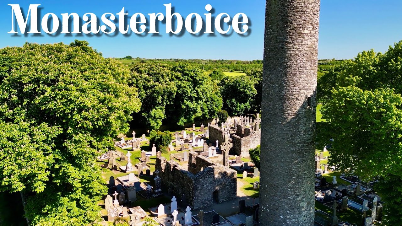 Monasterboice Monastic Site | County Louth | Ireland | 4K Aerial Film