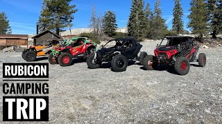 Late Season Camping trip on the Rubicon Trail with our Can-Am Maverick R