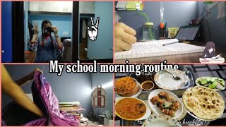 🥝My School morning routine as a 9th grader|Indian |Study with Srishti🍒