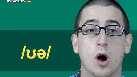 Luyện phát âm tiếng Anh - Bài 25 - Nguyên âm đôi /ʊə/