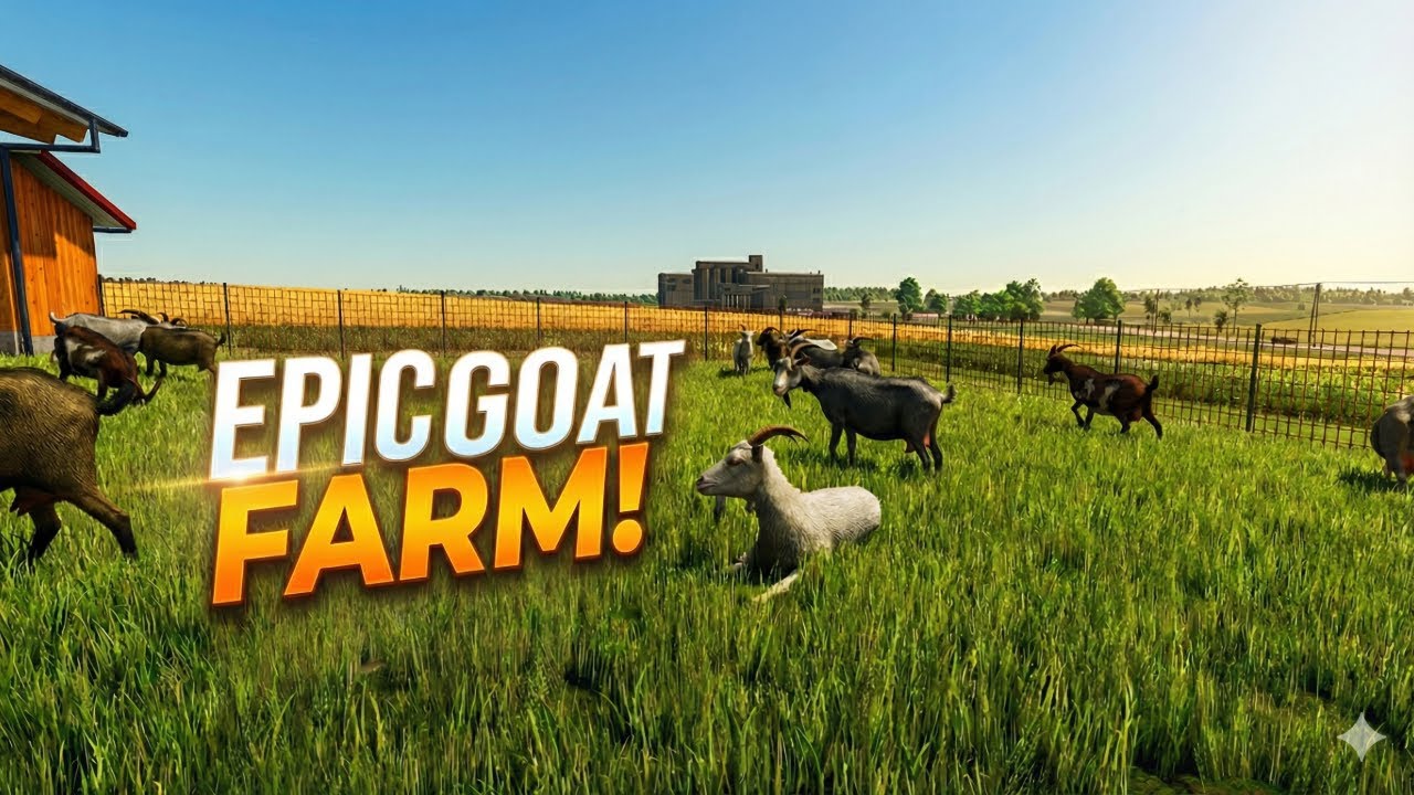 Aaj Humne Start Kiya Apna Goat Farming KA BUSINESS! Farming Simulator 25 #1