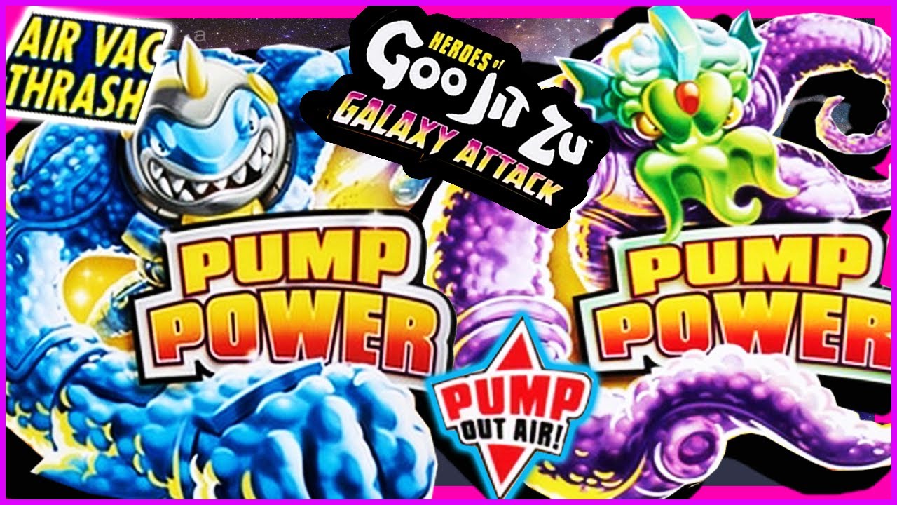 Heroes of Goo Jit Zu - Galaxy Blast Pump Power - Air Vac Blazagon