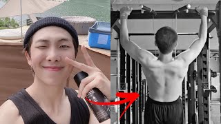 BTS RM SHOCKS Netizens with his Shirtless Work Out Video