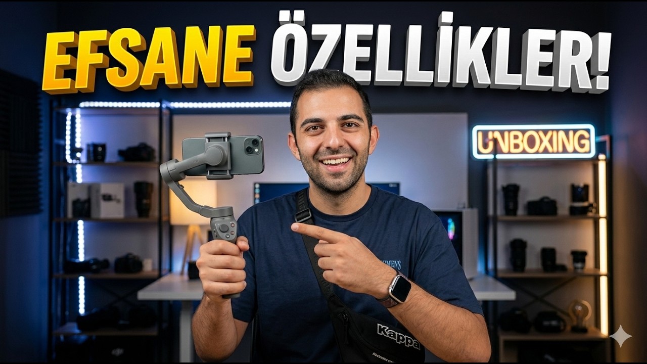 DJI Osmo Mobile 8 Kutu Açılışı ve İlk İzlenimlerim