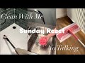 CLEAN, RESTOCK &amp; ORGANIZE WITH ME 🎀 *asmr* | *no talking* | Sunday Reset Routine 