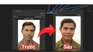 Cài đặt sử dụng workflow khôi phục ảnh cũ với AI ComfyUI trên PC