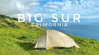 Surviving the Storm: Wild Camping on Big Sur's Windy & Stormy Cliff Overlooking the Pacific!