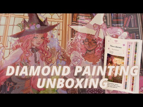 rose library by ivy dolamore (dac) | diamond painting unboxing #8