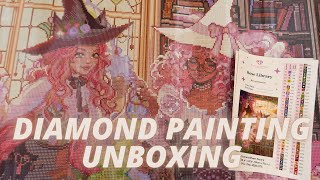 rose library by ivy dolamore (dac) | diamond painting unboxing #8