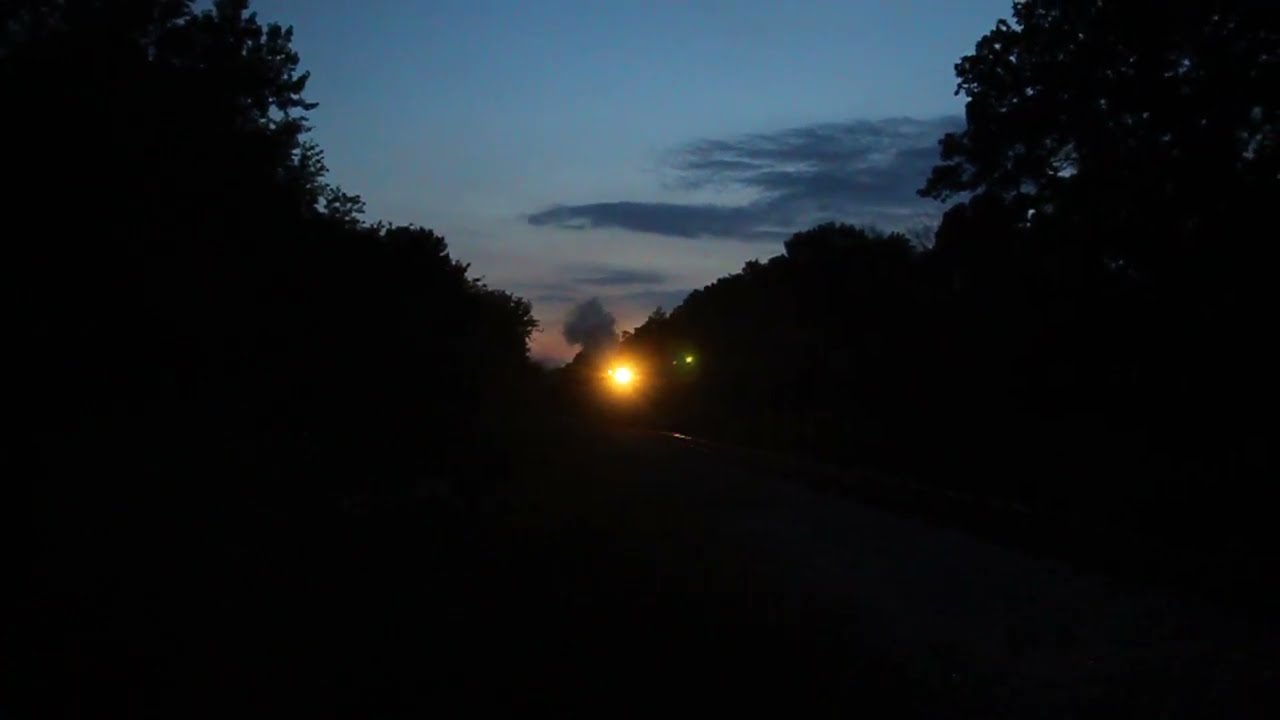 Steam at Night: SOO 1003 through Libertyville, IL