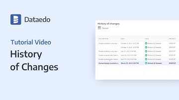 Dataedo Tutorial: History of Changes