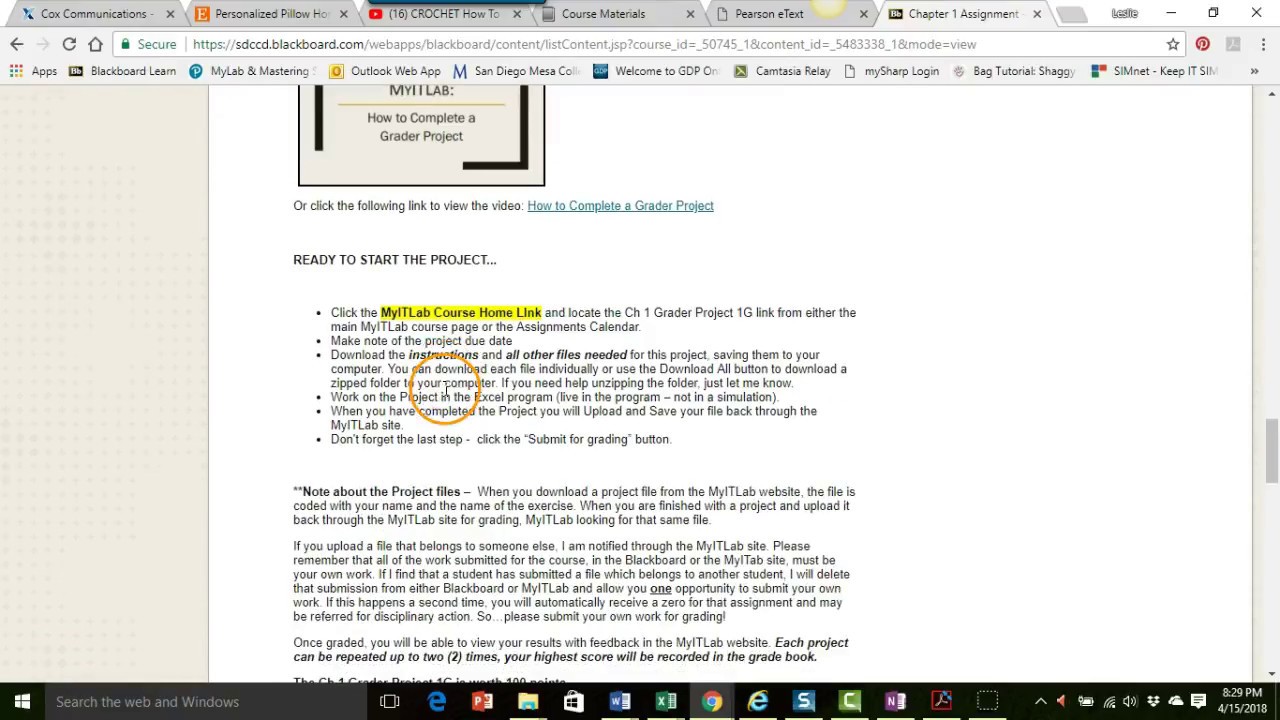 How to Find and Complete Chapter Assignments - YouTube