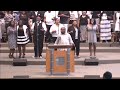 Bishop Alexis Thomas and Choir sings   I