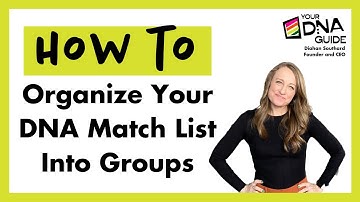 Organize Your DNA Matches into Genetic Networks