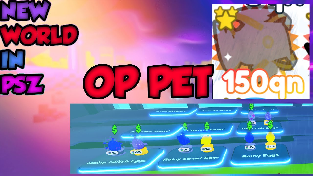 NEW Update on Pet Simulator Z! NEW WORLD ROBLOX YouTube