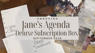 Unboxing Jane's Agenda Deluxe Sub Box | September 2026