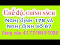Công văn 4177/BNV-TCBC Chế độ, chính sách Nghị định 178/2024/NĐ-CP và Nghị định số 67/2025/NĐ-CP