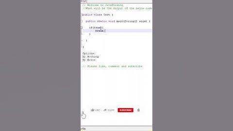 #1 Java Tricky Interview Question #shorts #javatcoding #youtubeshorts