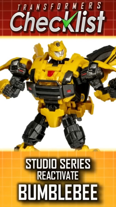 ✅ Transformers CHECKLIST: Studio Series PART 190 - Reactivate BUMBLEBEE