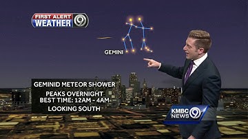 Clouds may obscure Geminid meteor shower