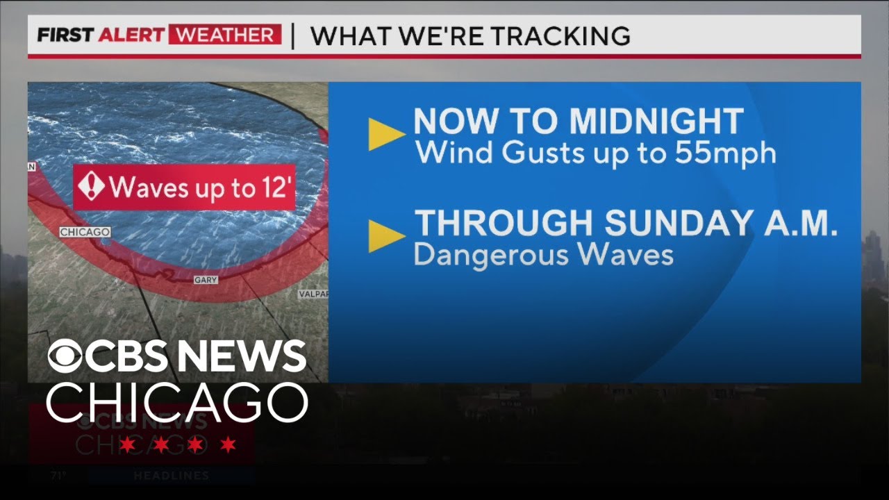 Strong winds from Helene remnants to persist in Chicago Friday night ...