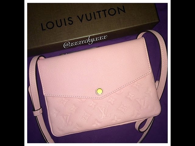 Louis Vuitton Twinset in Rose Ballerine Empreinte Leather