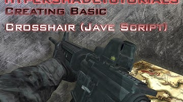 039 -HyperShadeTutorials - Unity 3D  Creating Basic Crosshair Using GUI (Java Script)