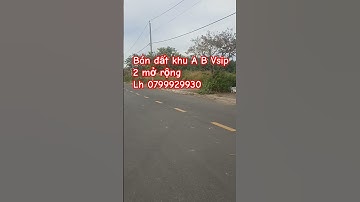 BÁN ĐẤT KHU A B VSIP 2 MỞ RỘNG - LH 0799929930