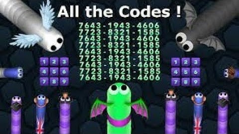 New 9 CODES Slither io -ALL CODES slitherio WINGS +How to get the codes +AL70K SUBSCRIBE  MY CHANNEL