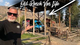 Van Life Camping at 1800's Ranch. Stopping To Ask If They Had Power
