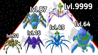 Spider Run Merge Fight Level Up Spider All Level 3D Gameplay (2025) screenshot 3