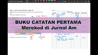 Buku Catatan Pertama 02 Merekod Ke Jurnal Am Youtube