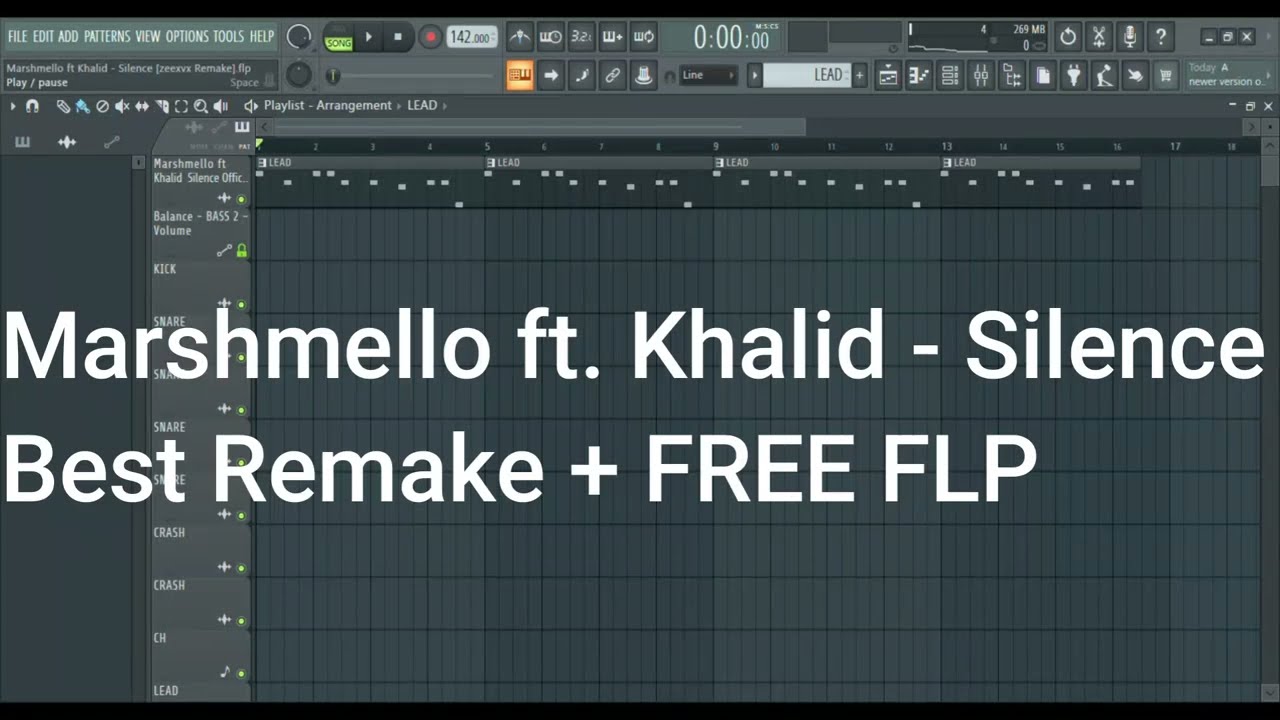 Marshmello ft. Khalid - Silence  ----------  FREE FLP