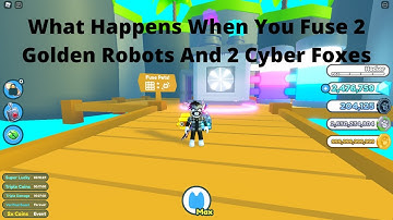 What Happens When You Fuse 2 Golden Robots And 2 Cyber Foxes
