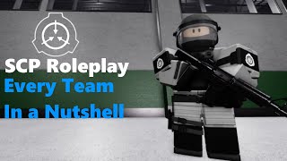 SCP Roleplay - Every Team in a Nutshell