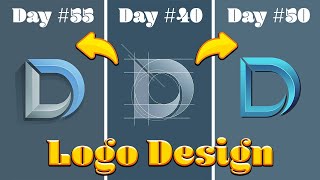 Day #50 Logo Design in illustrator 2024 for beginners