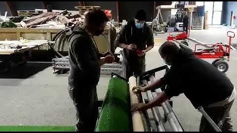 Roll up artificial grass: Easy rolling up of heavy artificial turf rolls