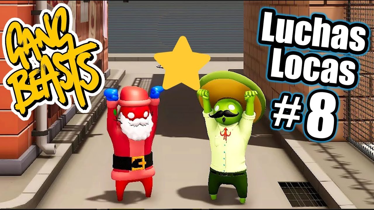 Sada Jarra Enriquecimiento Luchas Locas con Papa | Gang Beasts 8 | Juegos Karim Juega - YouTube