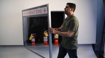 Large Shadow Box Display Case SwingFrame