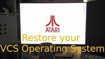 Restoring the Atari VCS operating system to an external drive