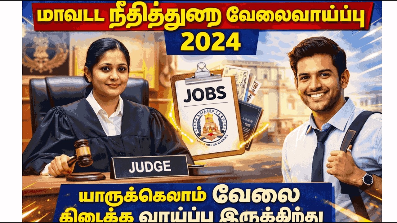 மாவட்ட நீதித்துறை வேலைவாய்ப்பு 2024: யாருக்கெல்லாம் வேலை கிடைக்க வாய்ப்பு இருக்கிறது?