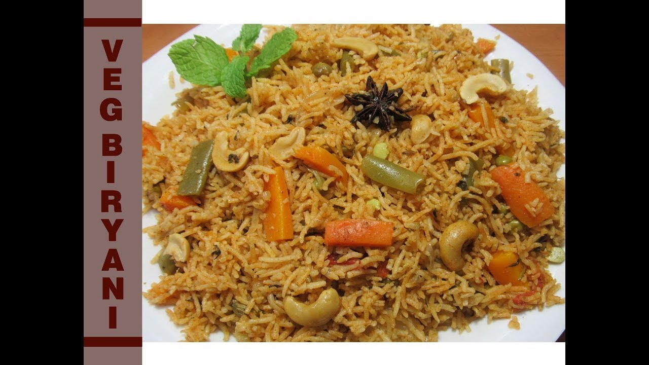 VEGBIRIYANI RECIPE IN KANNADA PARTY STYLEರುಚಿಯಾದ ವೆಜೆಟೇಬಲ್ ಬಿರಿಯಾನಿ