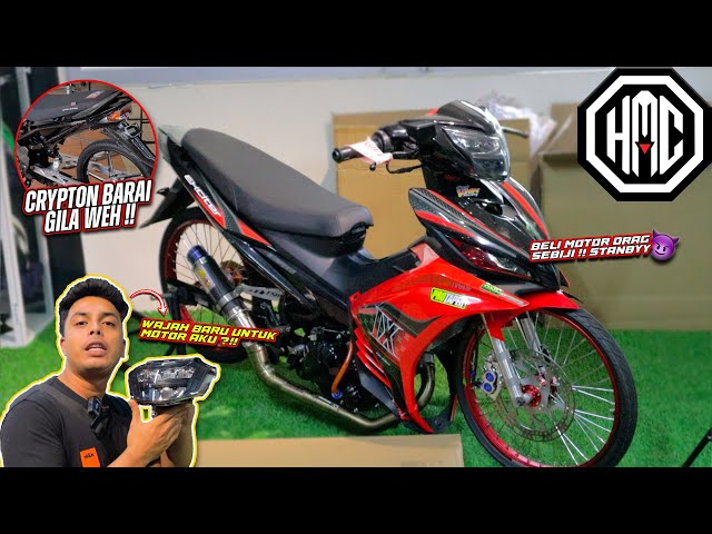 Sebiji MOTOR Drag UTK Bengkel !😈 | Mat Redup Belanja Brg PROTAPER ?!😍 | PROJECT Wajah BARU ON !🤑 class=