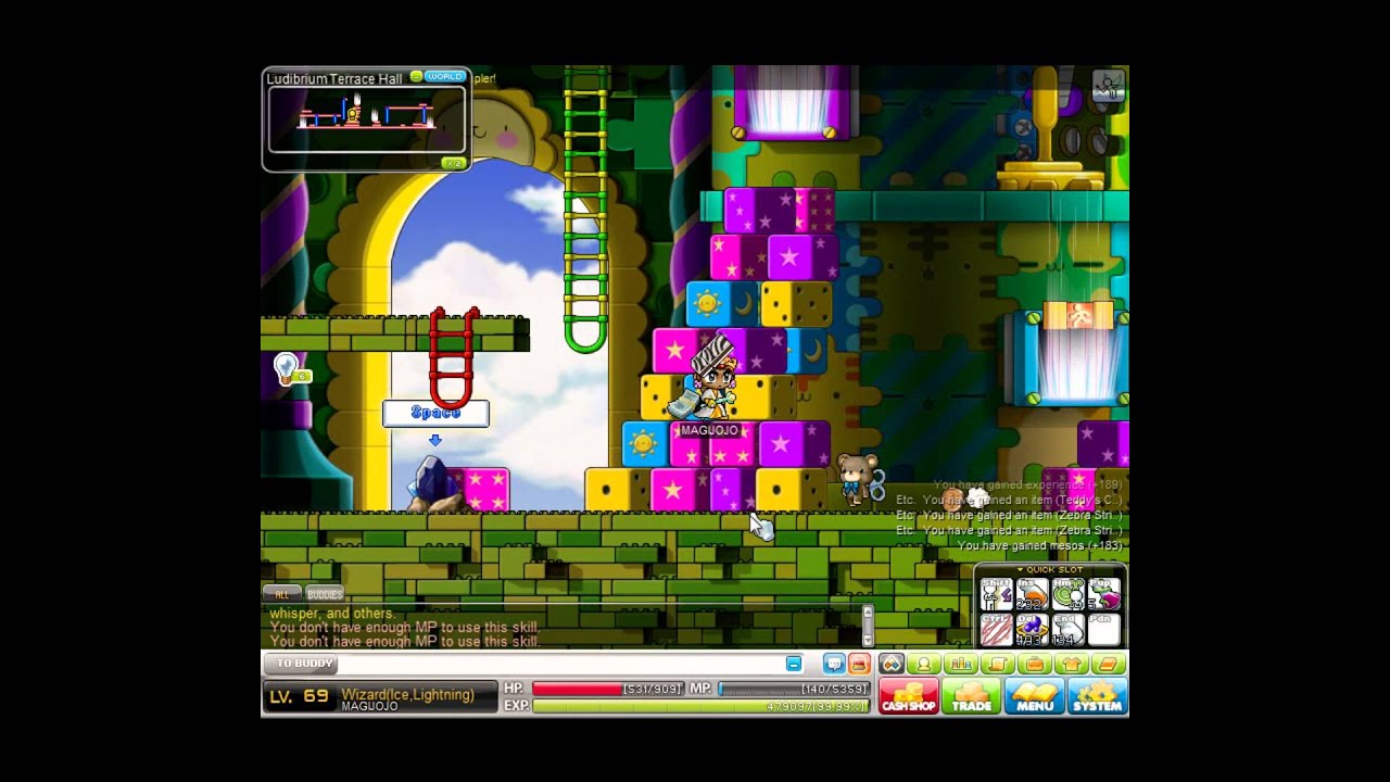 Maplestory Ice-Lightning Wizard Level 70!! - YouTube
