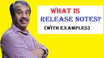 release notes with examples in software development/testing | testingshala |#shorts