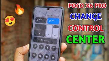 Poco X6 PRO Control Centre Themes Change | Poco X6 Pro Tips & Tricks 🔥