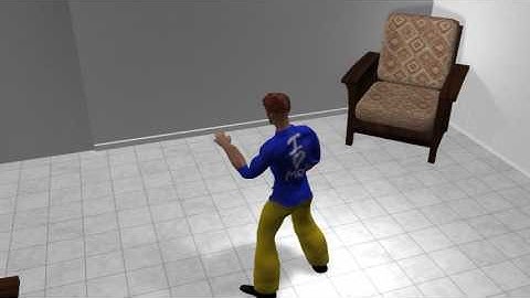 Maya - Final Project - Animated Character in Furnished Room