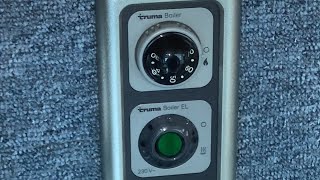 How to use the Truma Boiler and Boiler EL Hot Water Controls